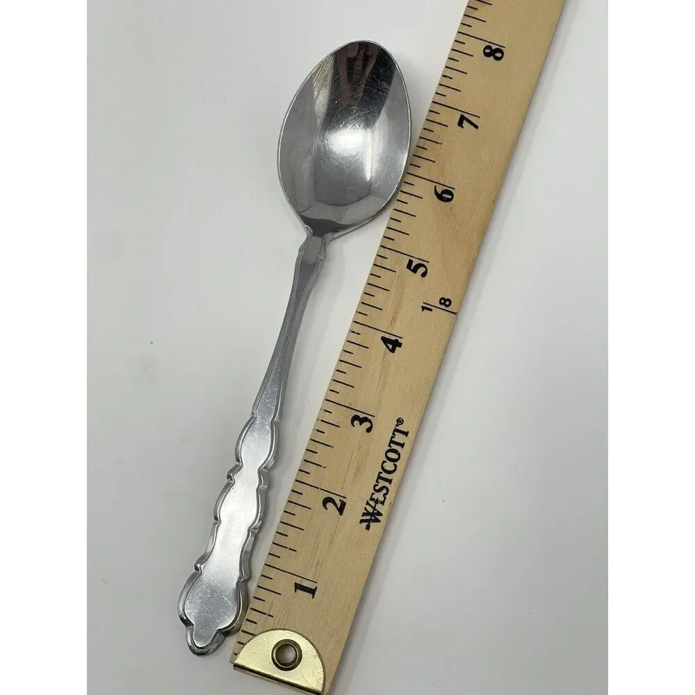 UNITED SILVER US17 Baker Hart & Stuart BST2 Dinner Place Spoons 7 3/8” Set Of 4